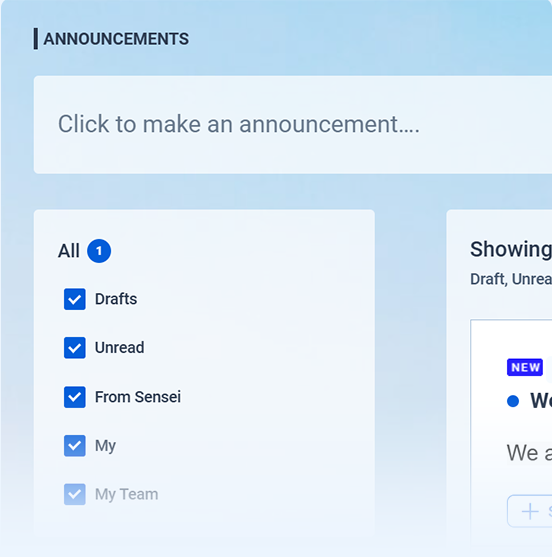 Collaborate Using Sensei