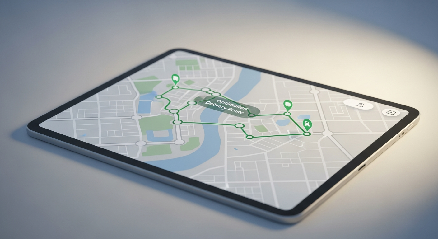 Map based route planning